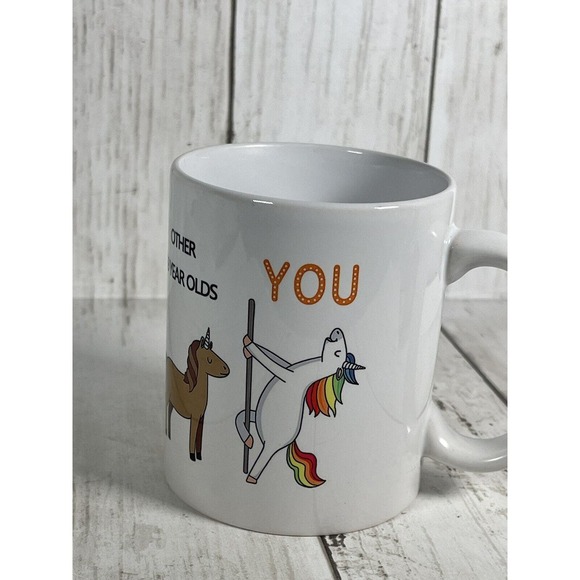 Funny Love Mug Valentines Day Birthday Gift For Him or Her - 69 Unicorns - Picture 4 of 4